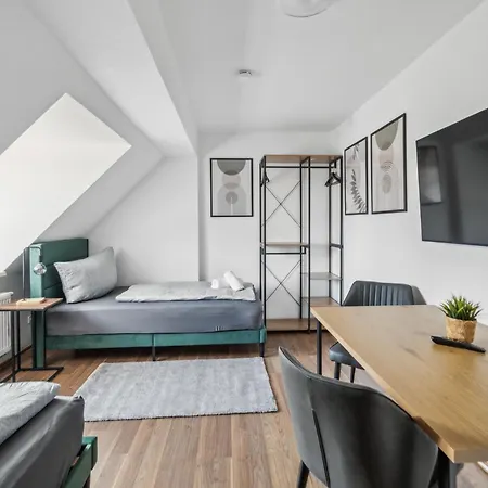 Lejlighed Larooms Merseburg - Apartment Ns03 - 2 Zimmer - 4 Betten - Waschmaschine - Parkplatz - Balkon