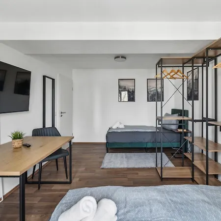 Larooms Merseburg - Apartment Ns03 - 2 Zimmer - 4 Betten - Waschmaschine - Parkplatz - Balkon Lejlighed *